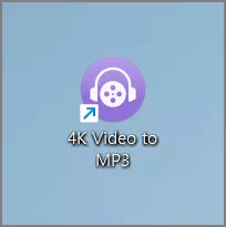 4K Video to MP3 실행