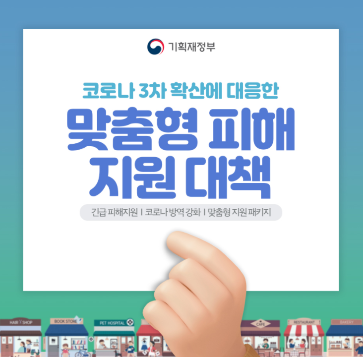  3차 재난지원금 신청 - 지원대상 및 신청방법