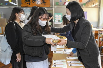 수능시험 모습