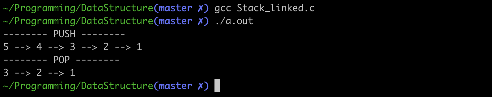 Stack & Linked List in C :: 겸손히, 그리고 재밌게