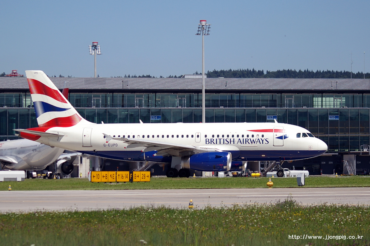 British Airways G-EUPD Airbus A319-100