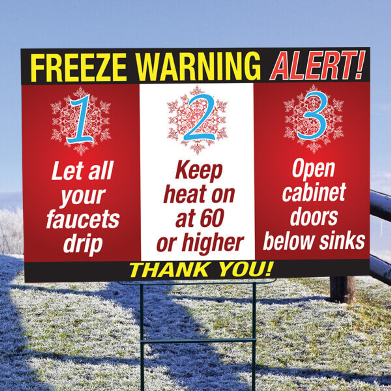 동결 경고 Freeze Warning