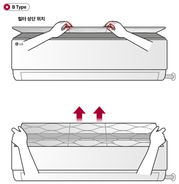 LG엘지전자 에어컨 청소&#44; 자가점검&#44; 자가검진방법&#44; 필터교체&#44; 필터청소방법
