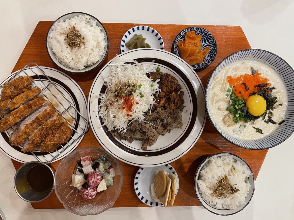 반반구이 토끼 밥상