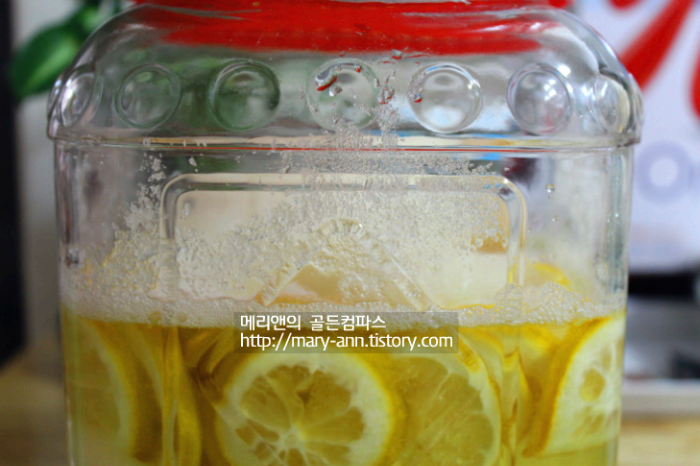 숙성된-레몬-진액이-많이-만들어진-모습