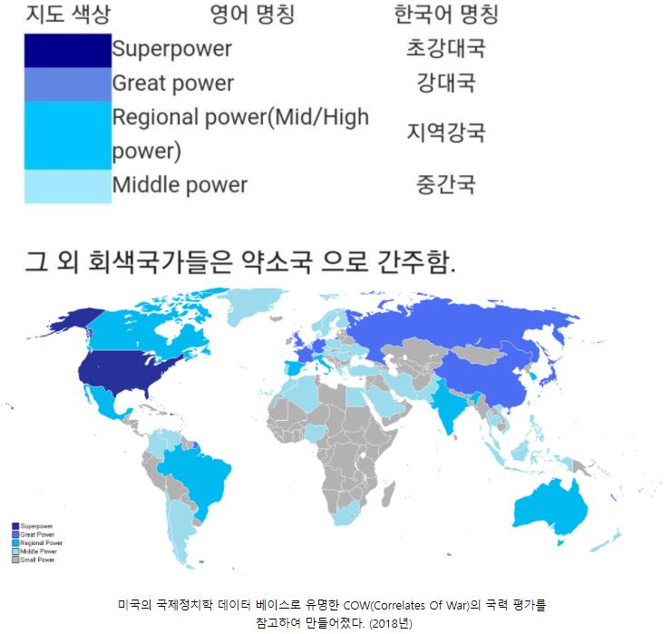  세계 국력 지도