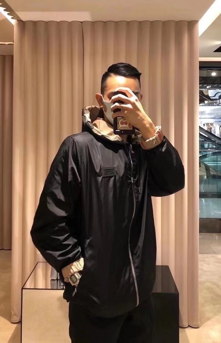  [BURBERRY] 버버리 리버시블 체크 에코닐 집업 자켓 80336231