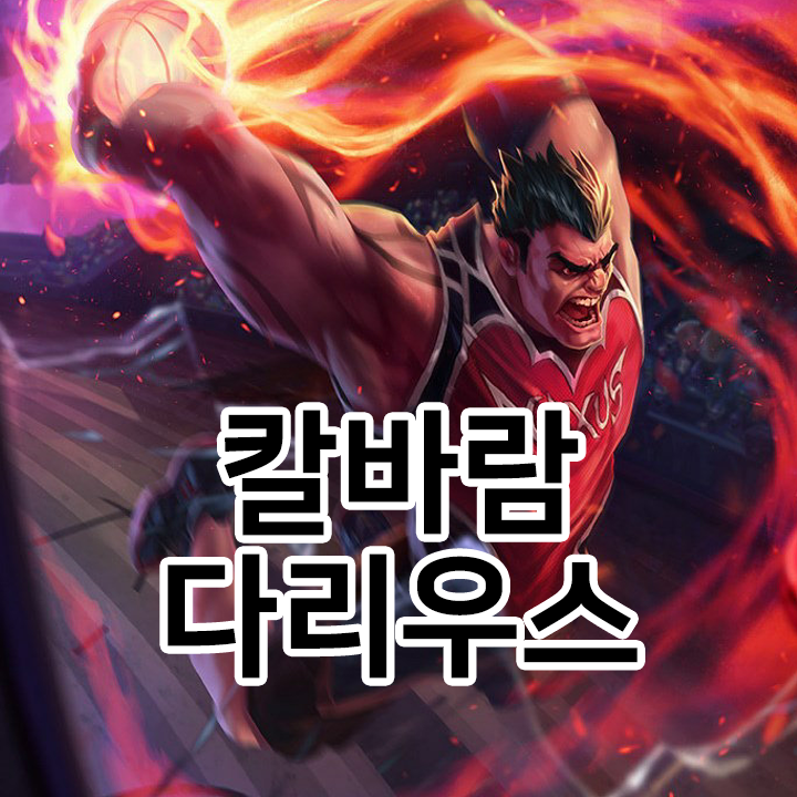  칼바람 다리우스 룬 & 템트리 & 스킬트리  롤칼바람2021 시즌11