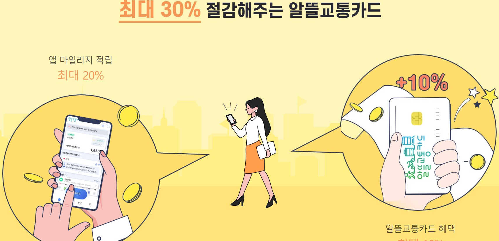 알뜰교통카드 안내 문구 포스터(2)