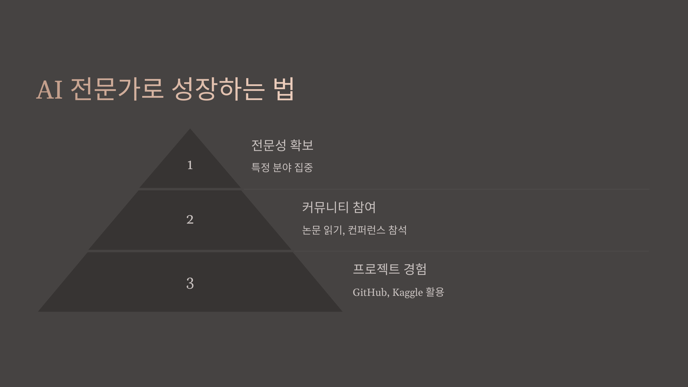 AI 전문가로 성장하는 법