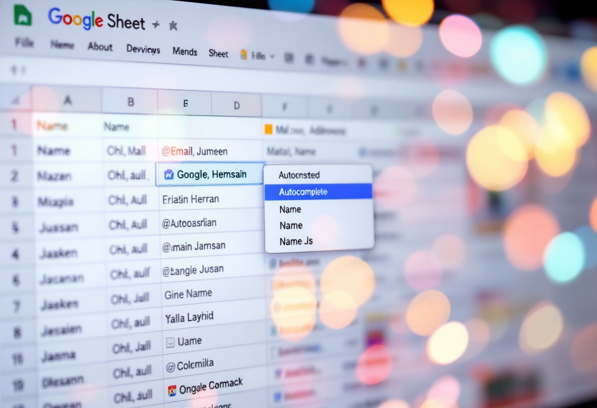 구글시트 입력값 자동완성 기능 활성화 및 커스터마이징 가이드
