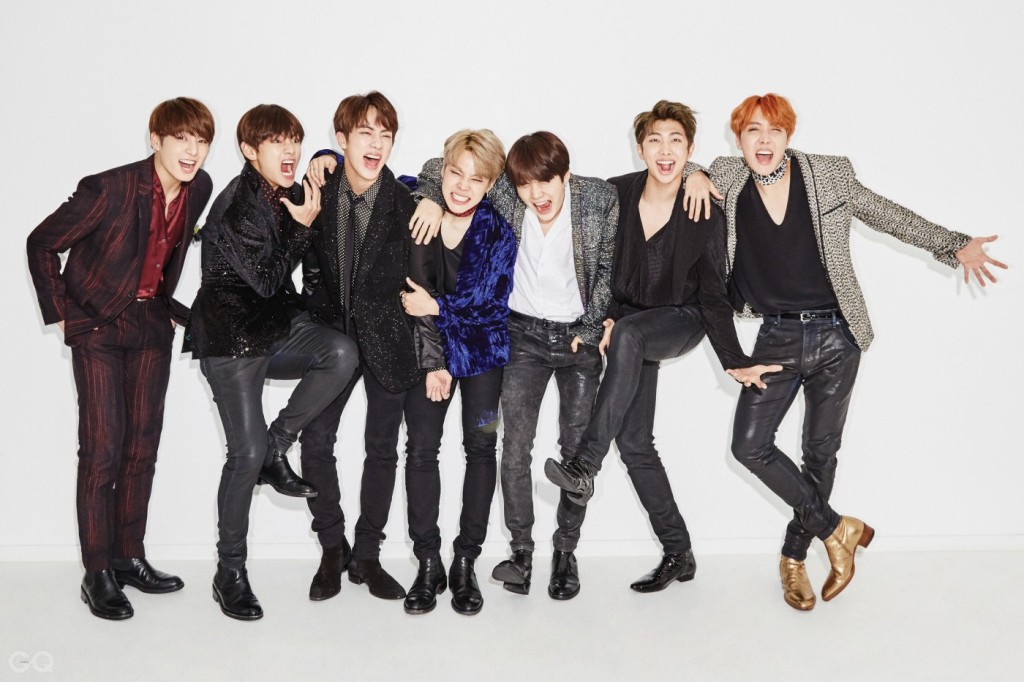  섹시미넘치는 GQ 화보 방탄소년단 촬영
