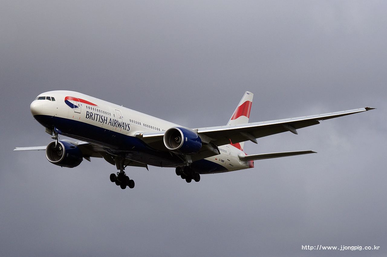 영국 항공 British Airways BA BAW G-YMMR Boeing 777-200ER B772 런던 - 히드로 London - Heathrow 런던 England London LHR EGLL