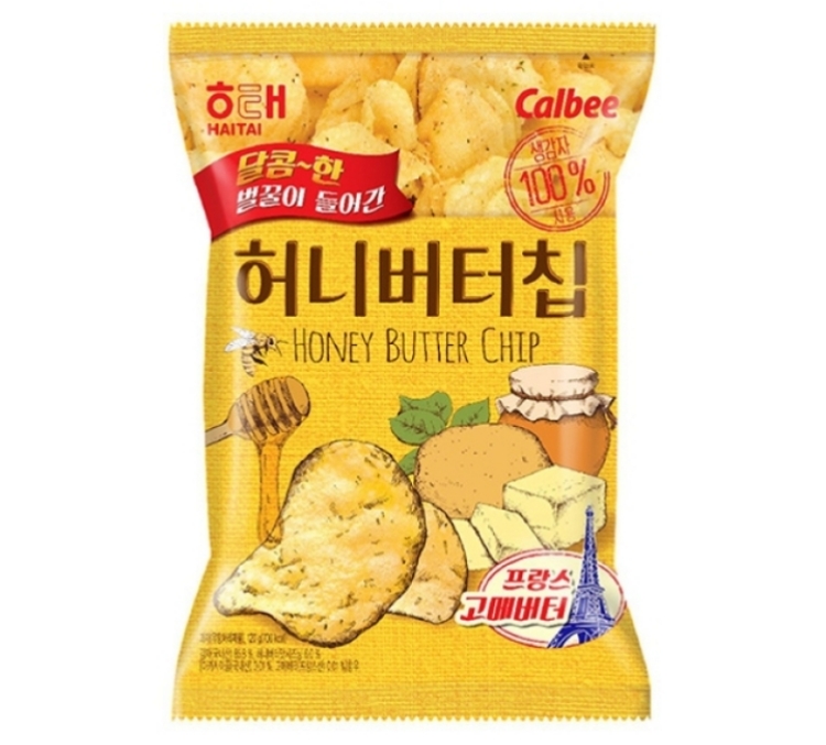 달콤하고 짭잘한 맛의 조화 허니버터칩
