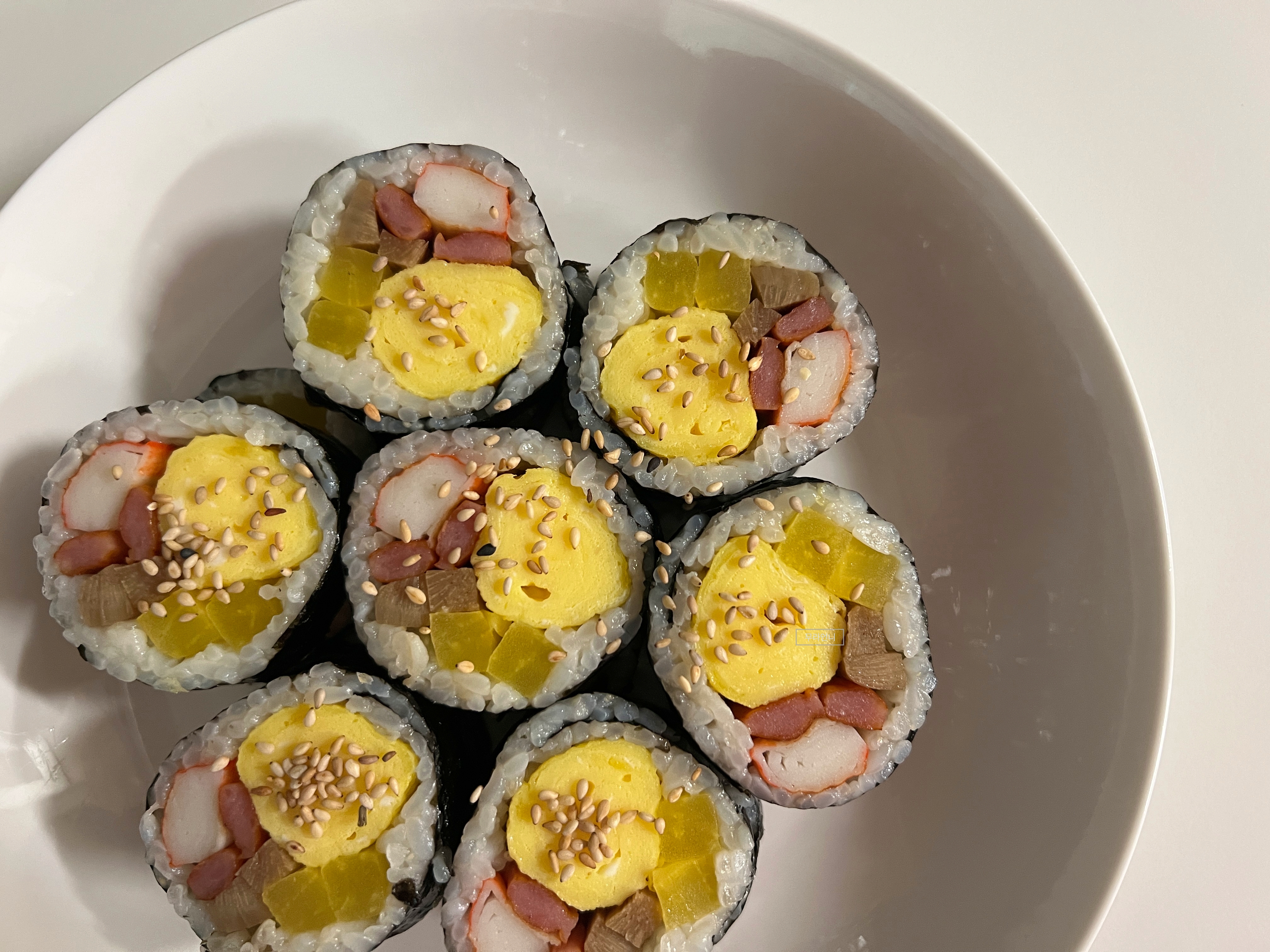 김밥 완성사진2