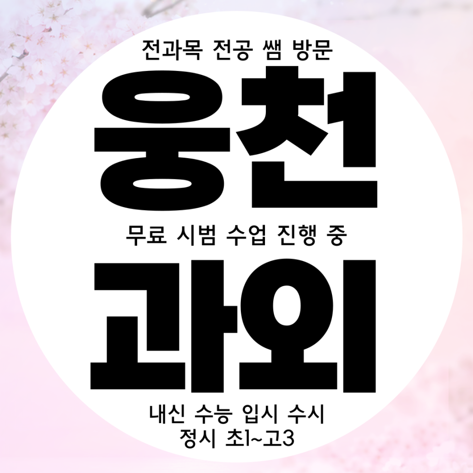 여수 웅천동 초등부 수학과외 문수동 초등학생 영어과외 국어과외