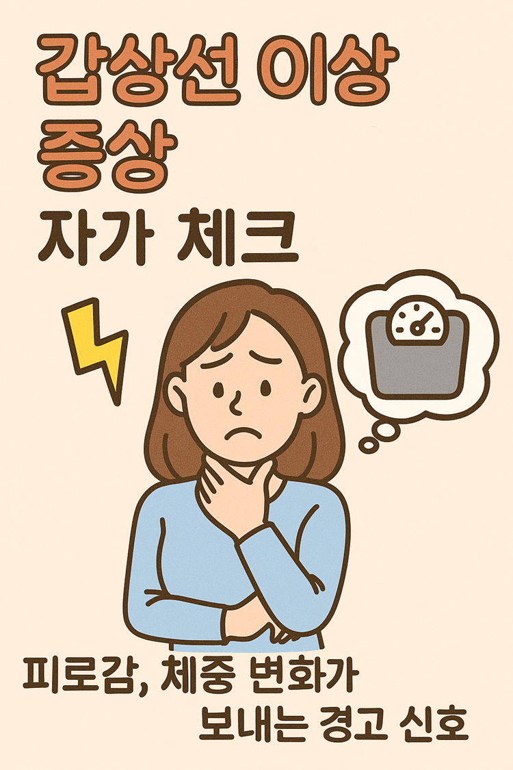 갑상선 이상 증상 자가 체크