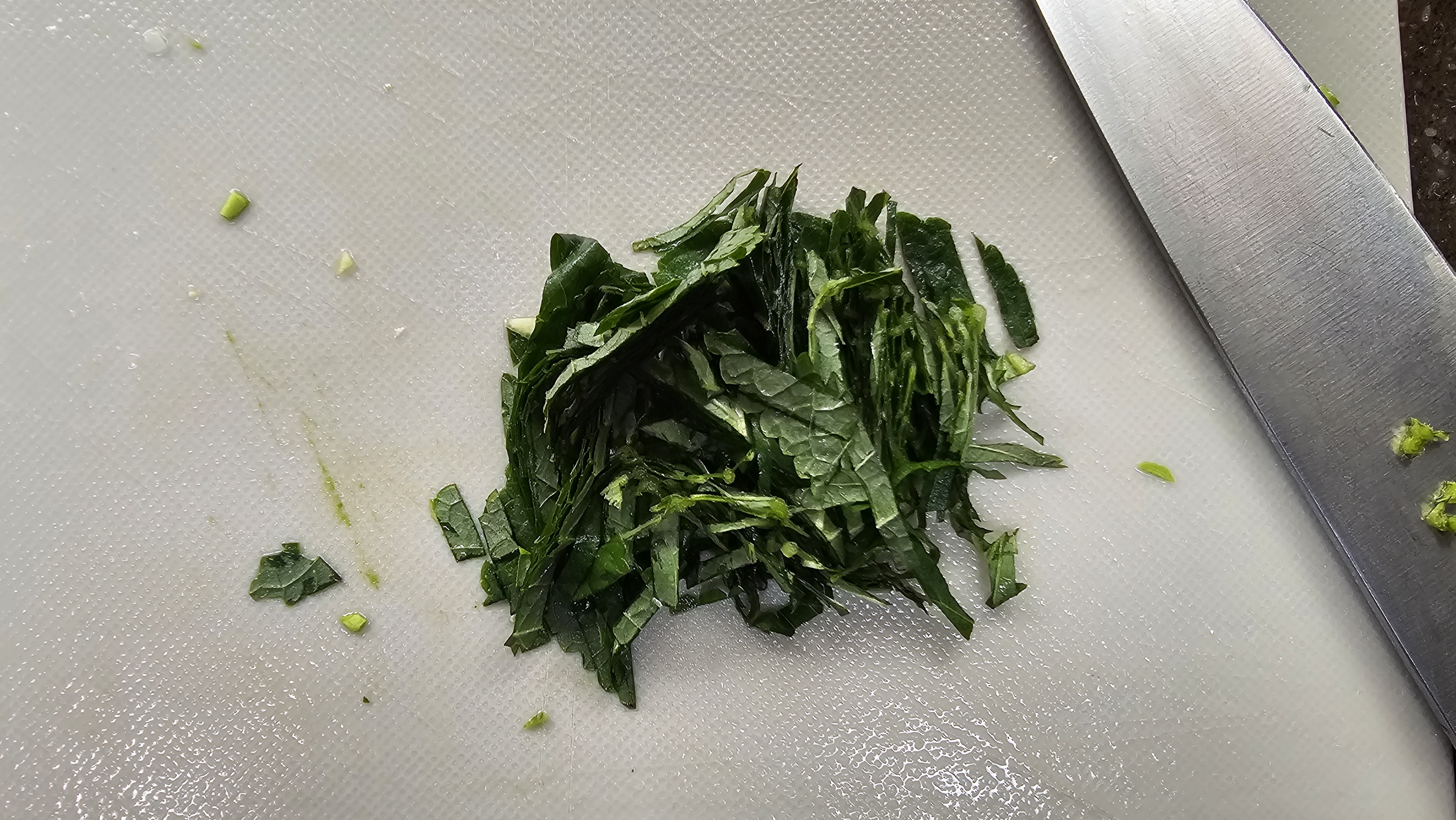 깻잎 손질