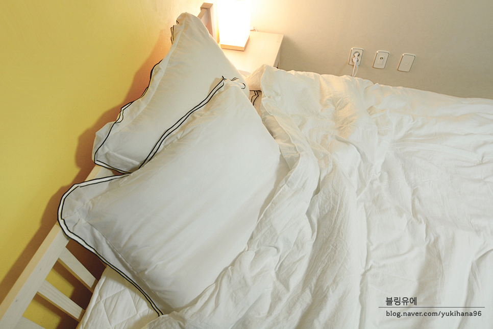 화이트 침구로 침실 장식 에어 룸 이불 세트, 10