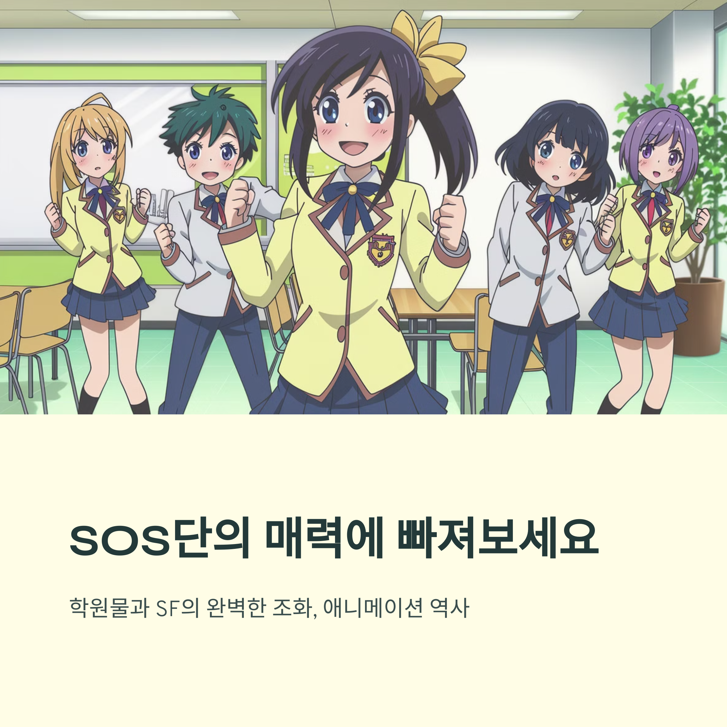 스즈미야 하루히의 우울 (2006) 학원물과 SF