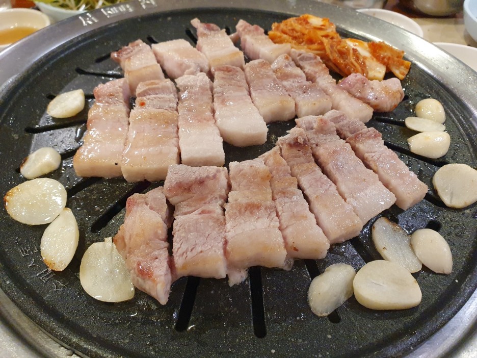  참숯 화로 숯불갈비! 보문단지 내 갈비집!! 삼겹살도 일품!