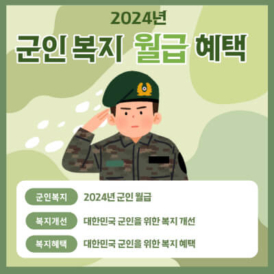 2024년-군인-월급표