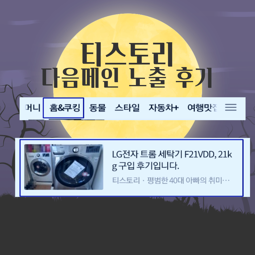 [애드센스] 티스토리 다음 메인에 노출후기입니다.