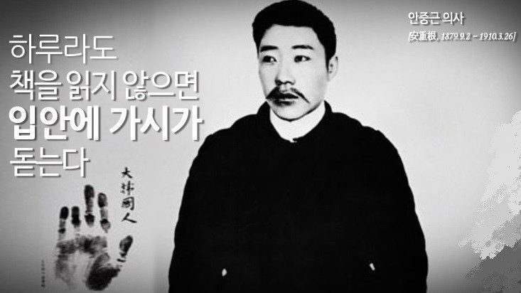  하루라도 책을 읽지 않으면 입안에 가시가 돋는다