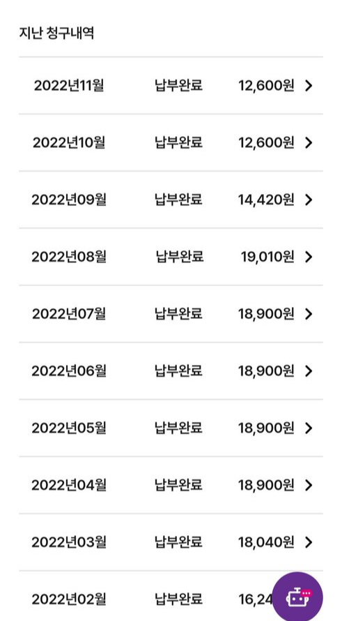 알뜰폰-요금-청구내역