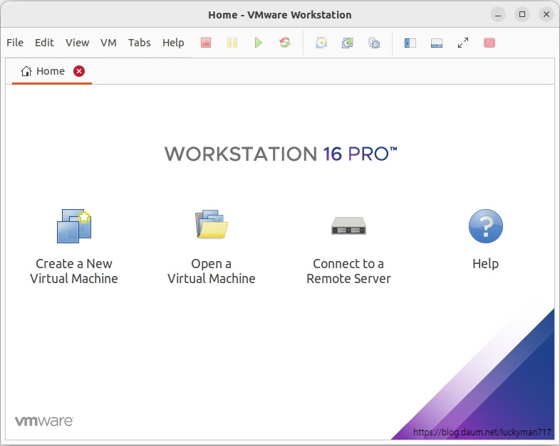 VMware Workstation for Linux v16.2.4 Pro Build 20089737 64비트