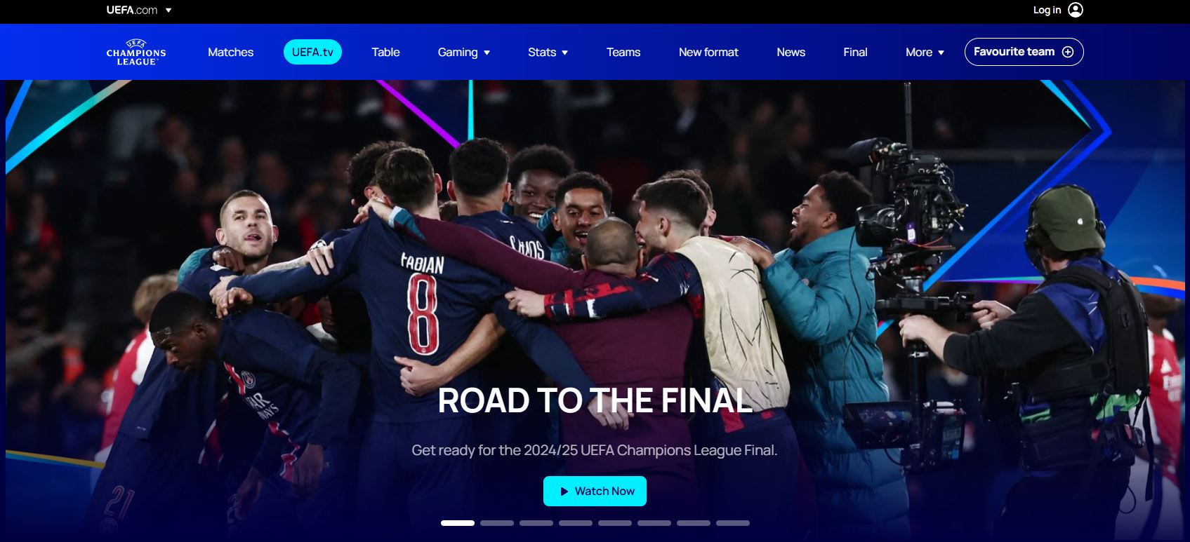 UEFA TV 이미지