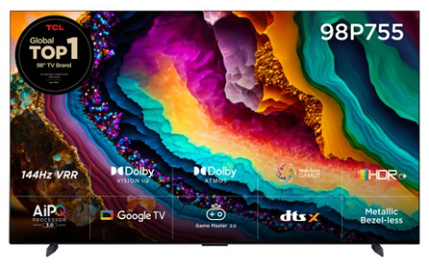  98P755 TCL 4K UHD LED 안드로이드12 TV 추천 구매정보