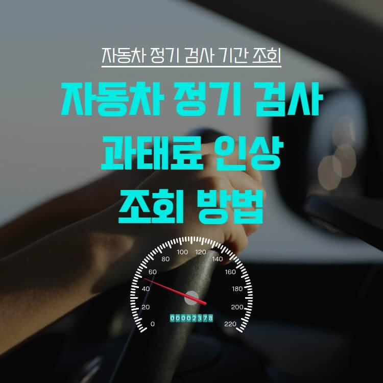 자동차정기검사-과태료-인상-기간-조회-방법
