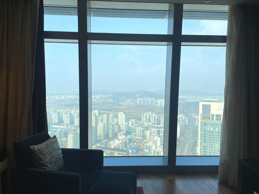 인천 송도 야경 송도 호캉스 추천! 오크우드 프리미어 53