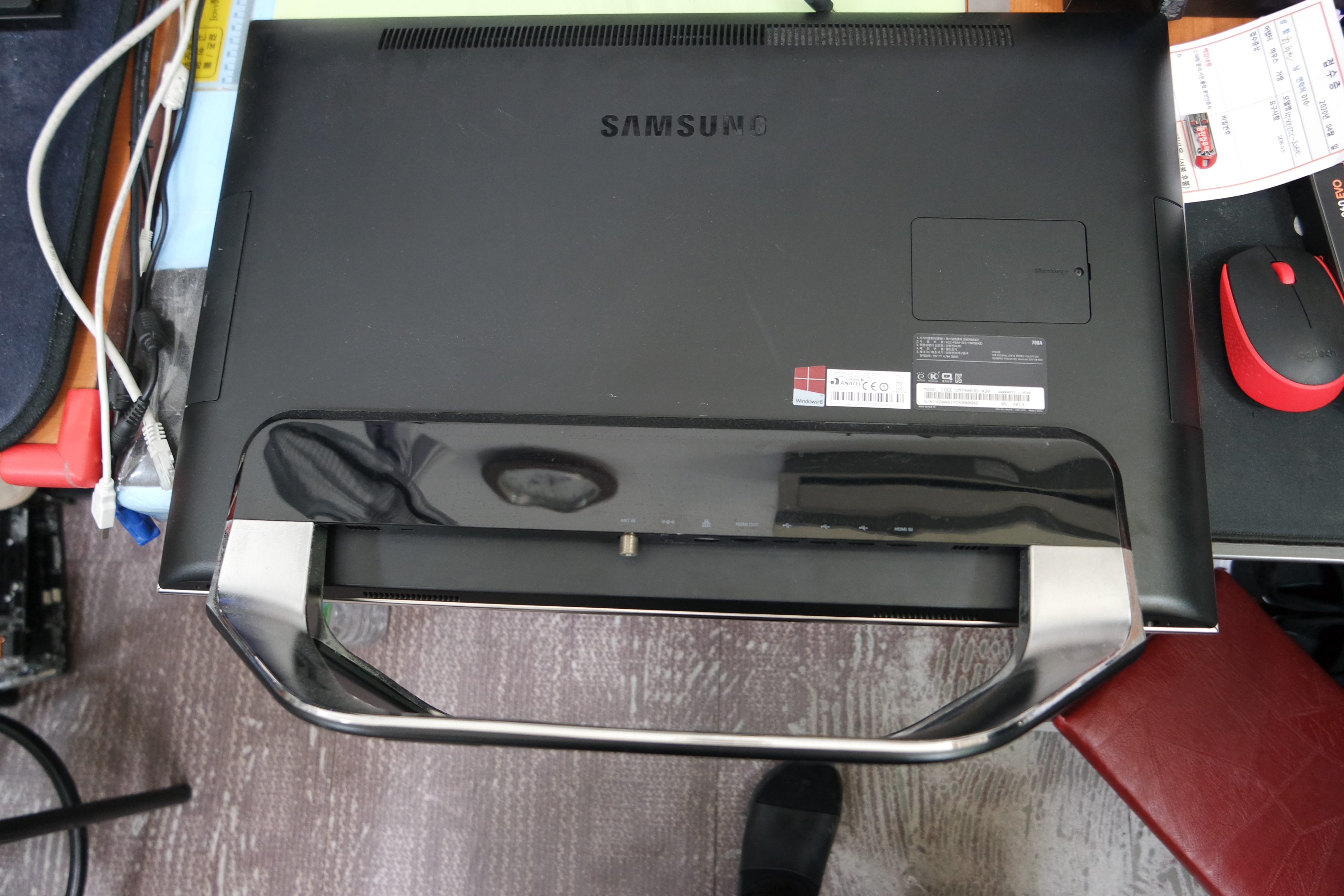  동탄삼성일체형 컴퓨터 SSD 업그레이드 (DM700A3D-A30 분해)