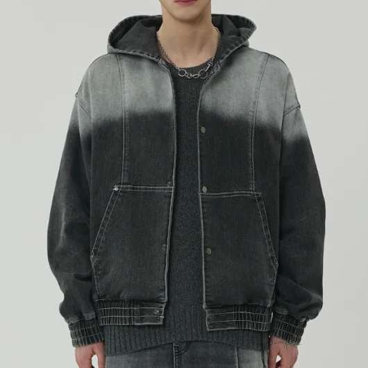 캠프 제로베이스원 1회 장하오 옷 데님 후드 집업