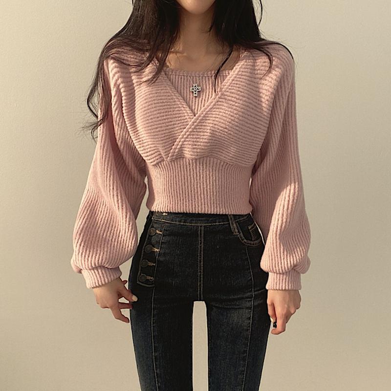 겉기모 나시세트 퍼프 랩 크롭 투피스 세트