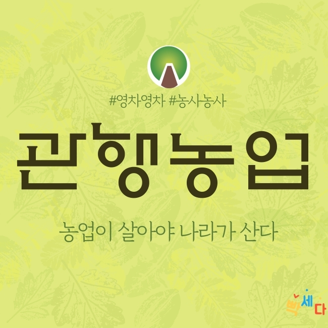  농업이 말한다!! 관행농업의 특징과 장점과 단점 관행농업의 필요성과 문제점
