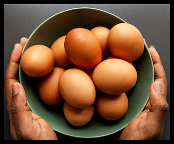 달걀 그릇을 들고 있는 사람의 사진