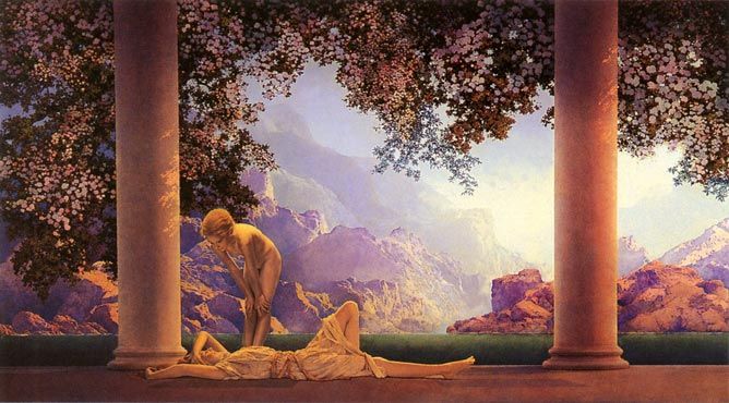  Maxfield Parrish (맥스필드 패리시) - 환상을 사실로 만들어낸 일러스트레이터