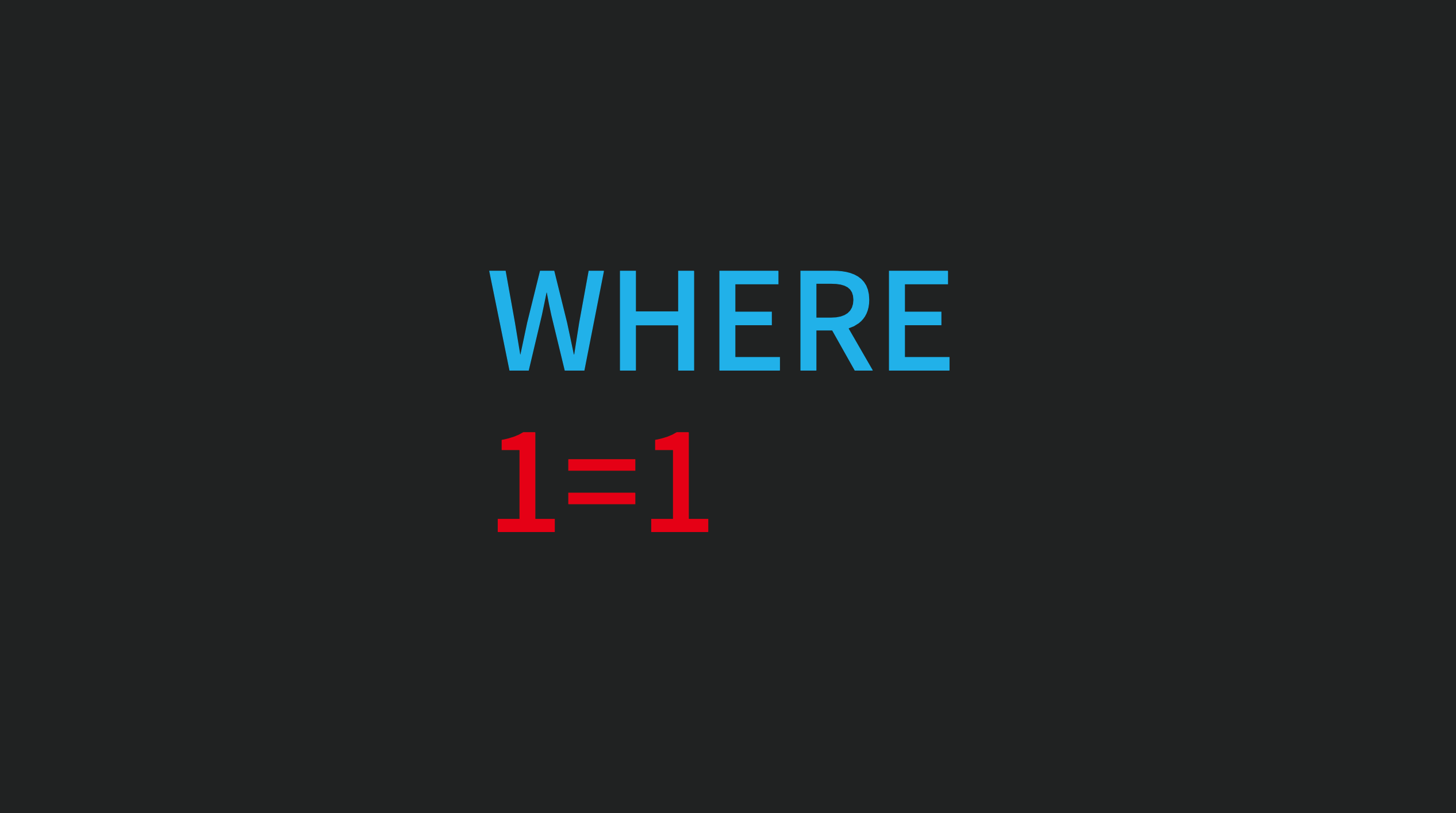 Mybatis의 위험한 where 1=1 사용, trim으로 해결될까?