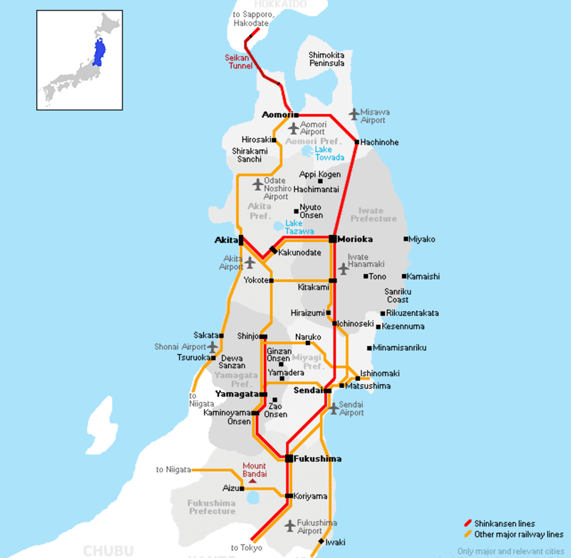 일본-tohoku-지도