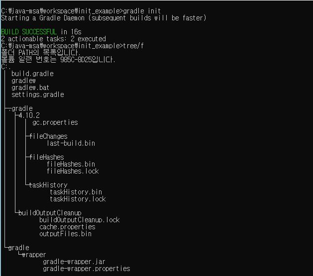  Gradle init type 알아보기