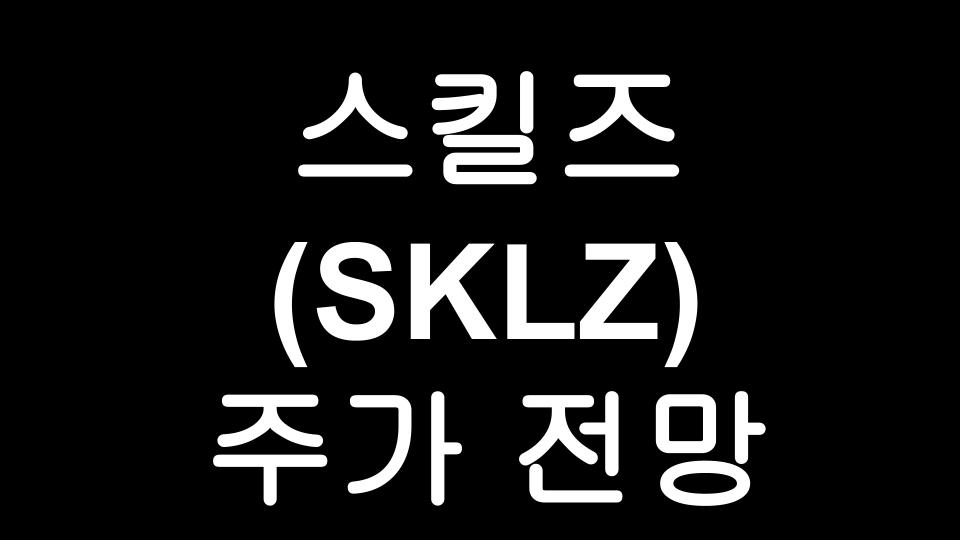  스킬즈(SKLZ) 주가전망 - 모바일게임관련주