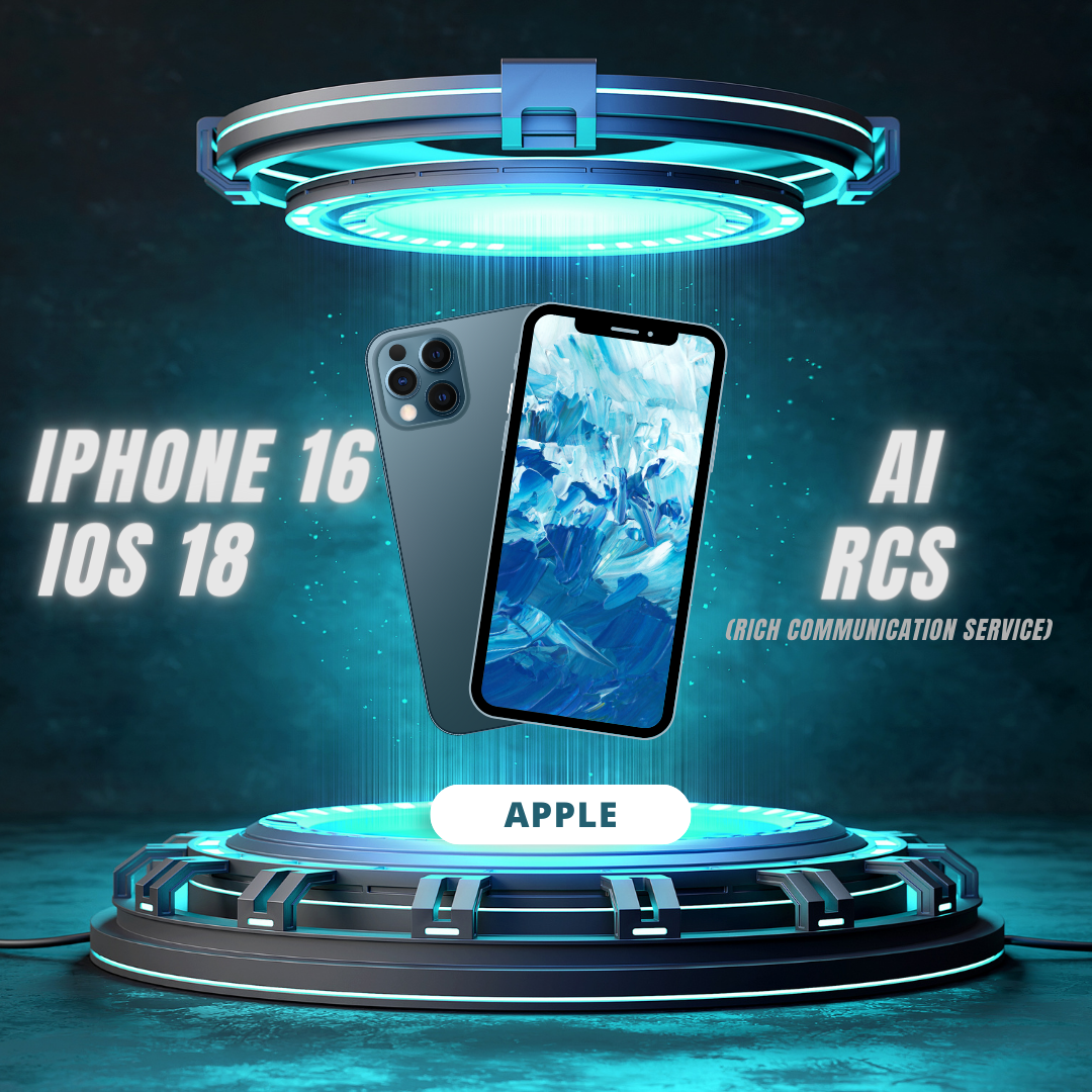  애플 아이폰 16, iOS 18 및 RCS 기능 탑재