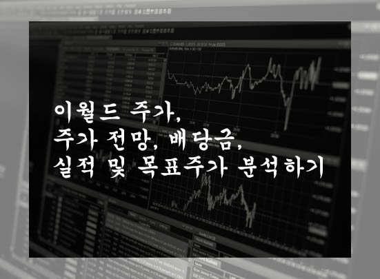  이월드 주가, 주가 전망, 배당금, 실적 및 목표주가 분석하기