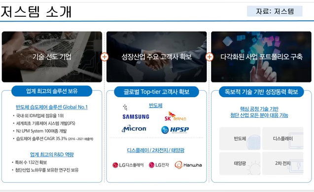 저스템 소개