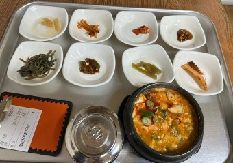 청국장 된장찌개 산초두부구이