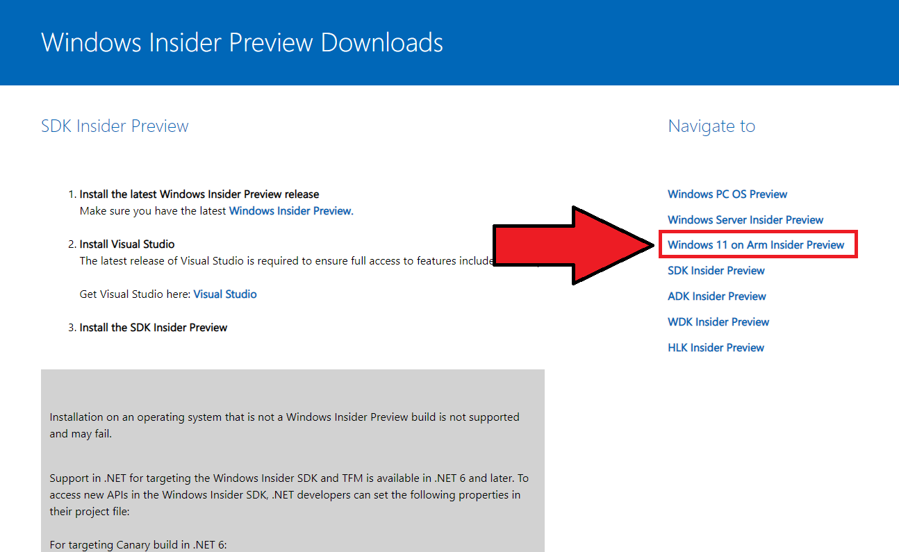 Windows Insider Preview Downloads