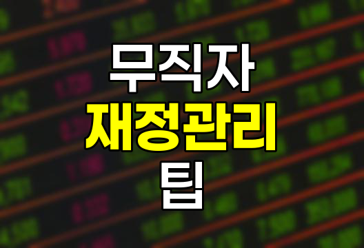 무직자를 위한 현명한 재정 관리, 대안과 주의사항